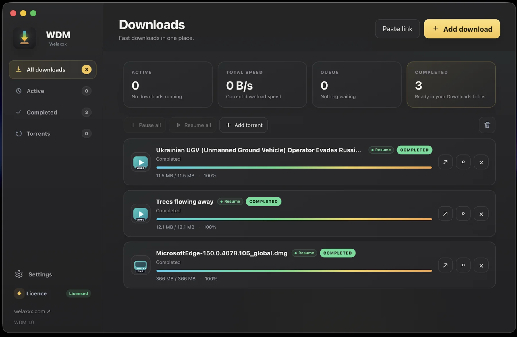 WDM for macOS